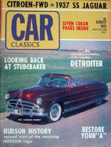 CAR CLASSICS 1973 AUG Vol5 #3 - HORNET, '37 JAGUAR SS